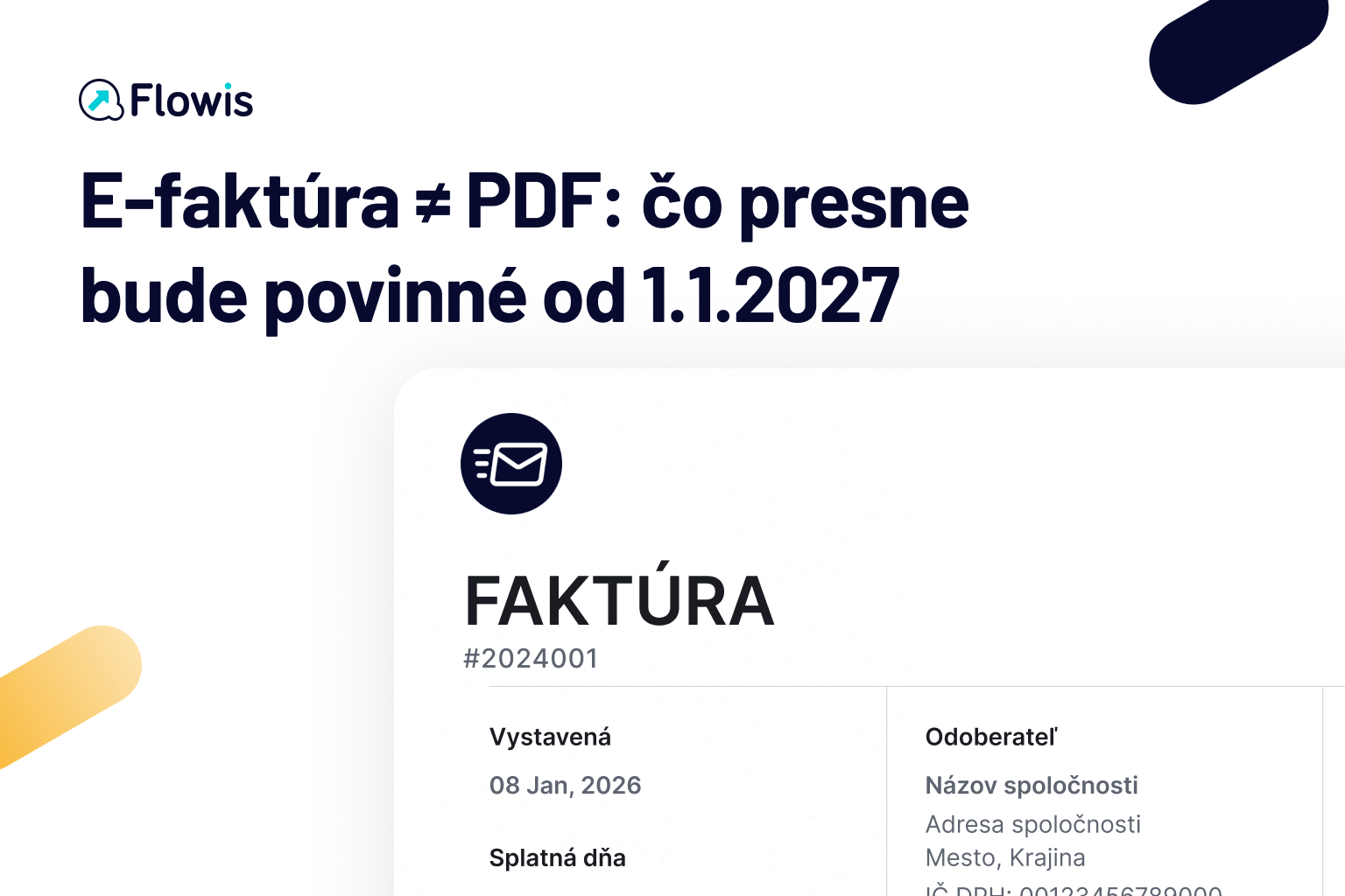 An e-invoice is not a PDF